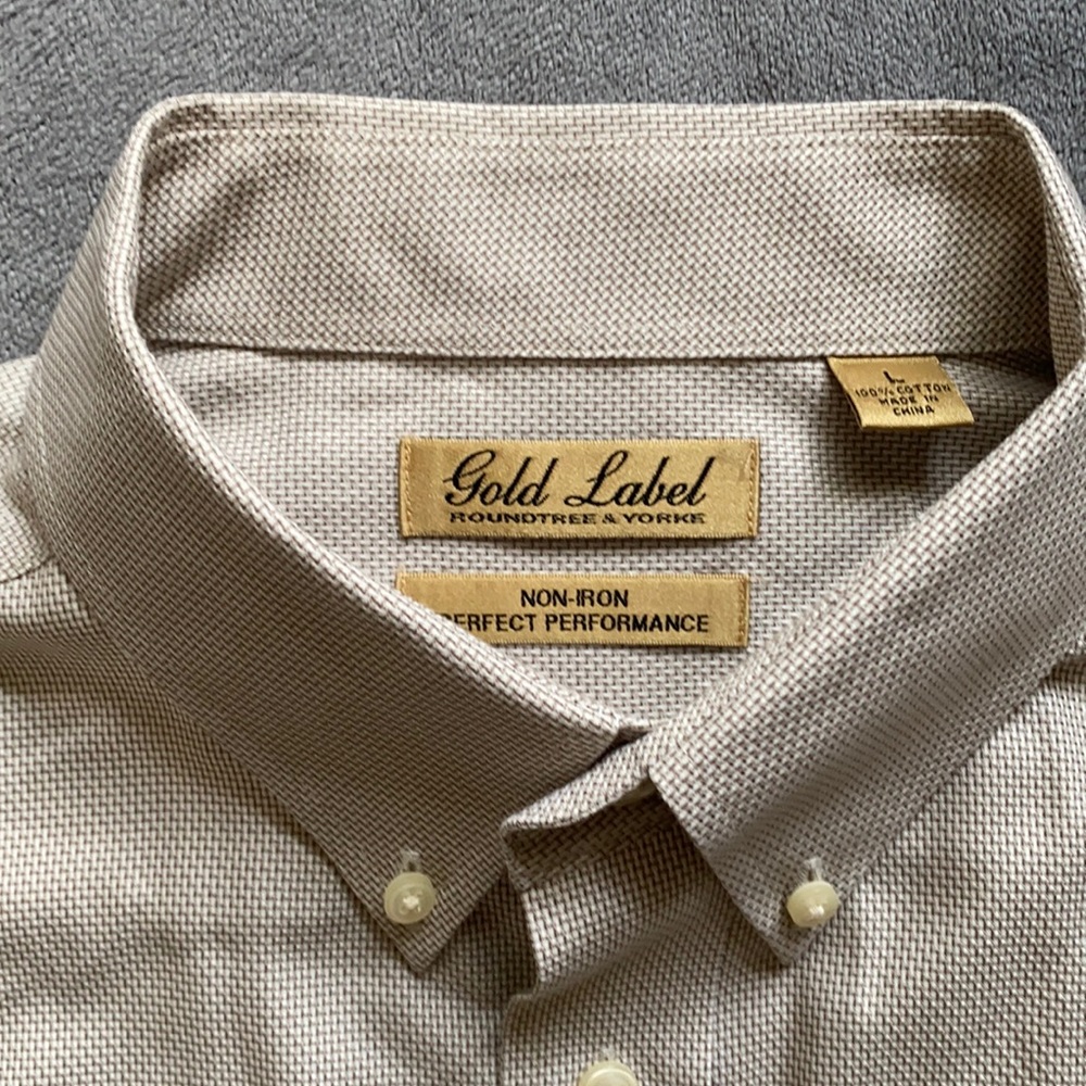 Gold Label Men’s dress shirt size Large